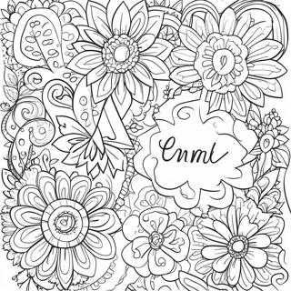 Page A Colorier De Croquis Creatifs De Bullet Journal 70164-58019