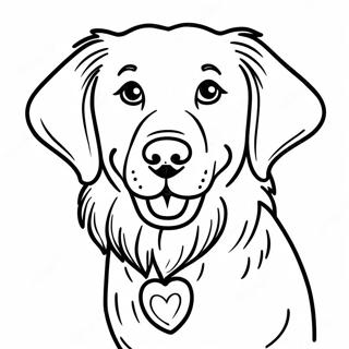 Page A Colorier Golden Retriever 701-559