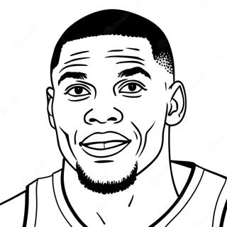 Page A Colorier De Russell Westbrook 70323-58126