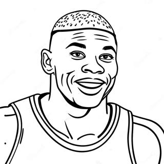 Page A Colorier De Russell Westbrook 70323-58127