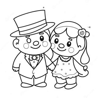 Mignon Monsieur Et Madame A Colorier 70334-58151