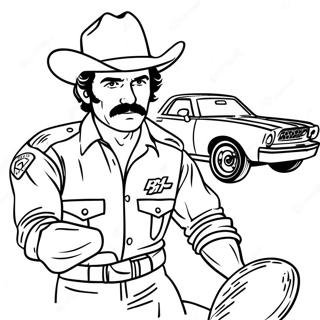 Smokey Et Le Bandit Pages À Colorier