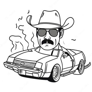 Smokey Et Le Bandit A Colorier 70343-58155