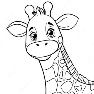 Geoffrey La Girafe Heureux A Colorier 70364-58174