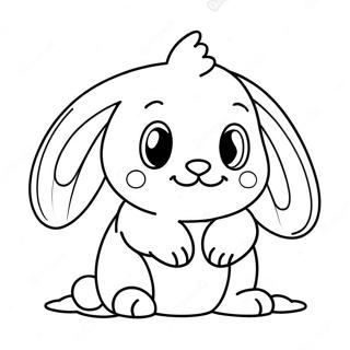 Page A Colorier Bebe Lapin Mignon 70403-58207