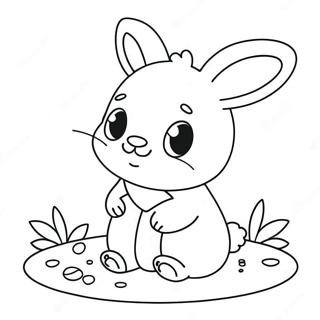 Page A Colorier Bebe Lapin Mignon 70403-58208