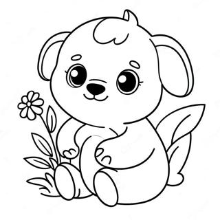 Page A Colorier Animaux Bebe Mignons Je Taime 70414-58220