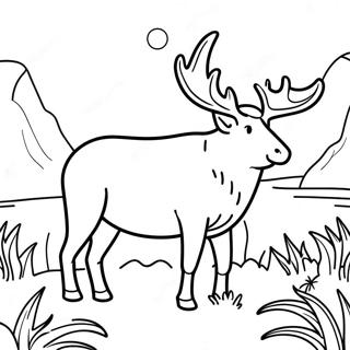 Page A Colorier Faune Coloree Du Wyoming 70454-58251