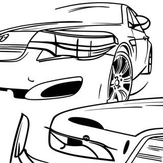 Bmw M5 Pages À Colorier