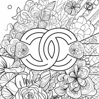 Page A Colorier Du Logo Chanel 70523-58303