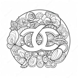 Page A Colorier Du Logo Chanel 70523-58304