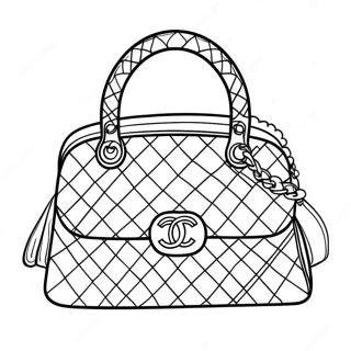 Page A Colorier Du Sac A Main Chanel 70524-58305