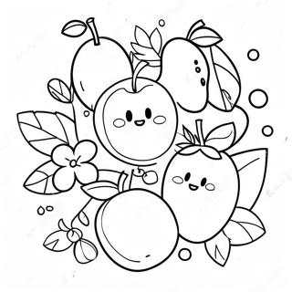 Page A Colorier Fruit De Lesprit Joyeux 7055-5742