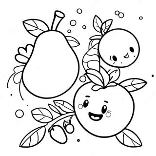 Page A Colorier Fruit De Lesprit Joyeux 7055-5743