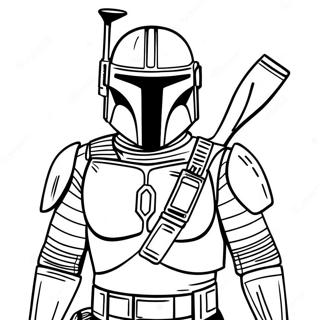 Page A Colorier De Star Wars Mandalorian 70623-58378