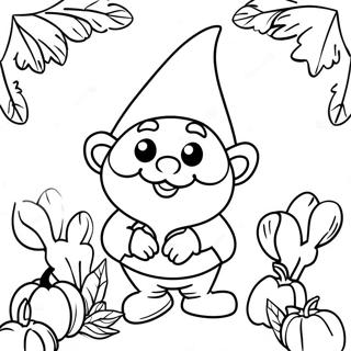 Page A Colorier Du Gnome De Thanksgiving 70643-58397