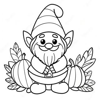 Page A Colorier Du Gnome De Thanksgiving 70643-58400