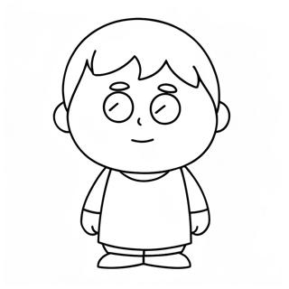 Page A Colorier Butters De South Park 70723-58459