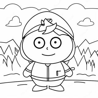 Page A Colorier Butters De South Park Drole 70724-58461