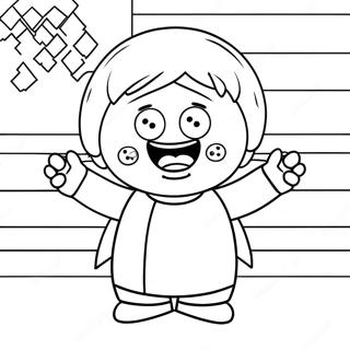 Page A Colorier Butters De South Park Drole 70724-58463