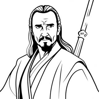 Page A Colorier Qui Gon Jinn 70753-58482