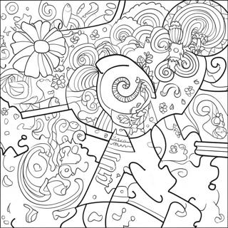 Page A Colorier Puzzle Amusant 7075-5759