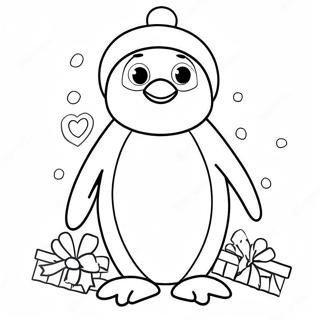 Page A Colorier Pingouin De Noel 70823-58530