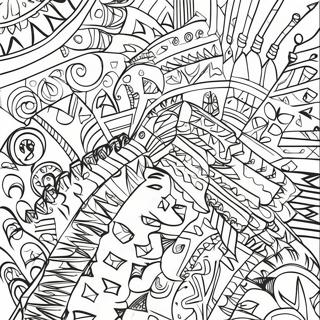 Page A Colorier Des Motifs Traditionnels Navajo 70954-58649