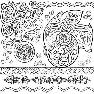 Page A Colorier Des Motifs Traditionnels Navajo 70954-58650