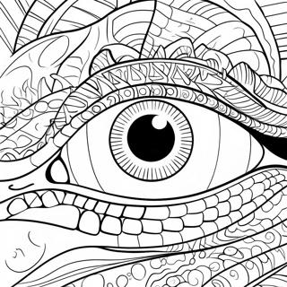 Œil De Dragon Pages À Colorier