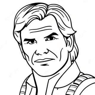 Han Solo Pages À Colorier