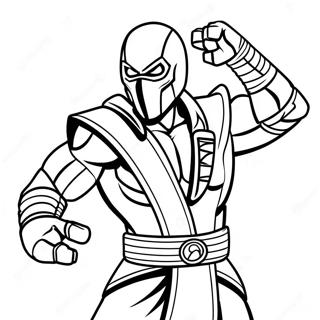 Page A Colorier Scorpion De Mortal Kombat 71153-58808