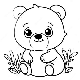 Page A Colorier De Bebe Ours Mignon 7115-5791