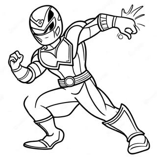 Page A Colorier Power Ranger 71163-58815