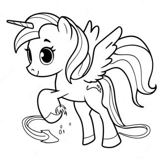 Page A Colorier De Zipp My Little Pony Mignon En Action 71184-58835