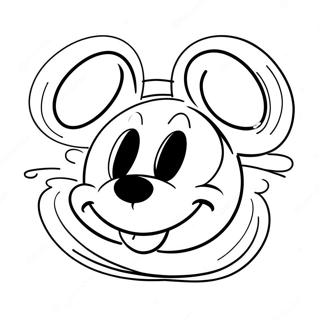 Page A Colorier Visage De Mickey Mouse 71203-58846