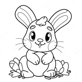 Page A Colorier Lapin De Paques 71213-58850