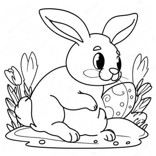 Page A Colorier Lapin De Paques 71213-58852