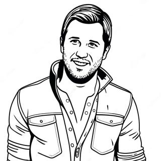 Page A Colorier De Luke Bryan 71293-58918