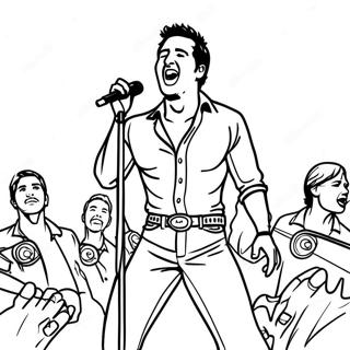 Page A Colorier De Luke Bryan En Performance Sur Scene 71294-58921