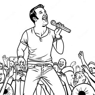 Page A Colorier De Luke Bryan En Performance Sur Scene 71294-58924