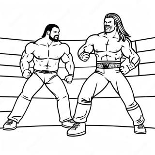 Page A Colorier Des Superstars De La Wwe En Action 71354-58969