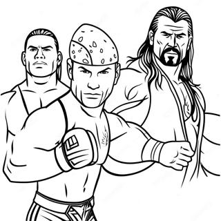 Page A Colorier Des Superstars De La Wwe En Action 71354-58970