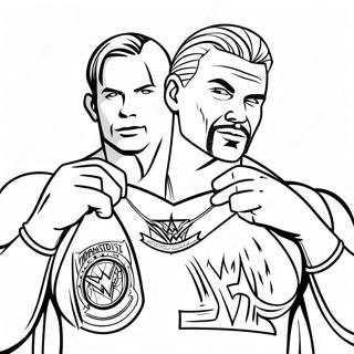 Page A Colorier Des Superstars De La Wwe En Action 71354-58971