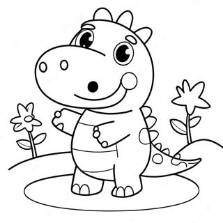 Page A Colorier De Peppa Pig Dinosaure 71393-58995