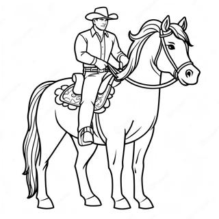 Page A Colorier Dun Cheval Western 71413-59016