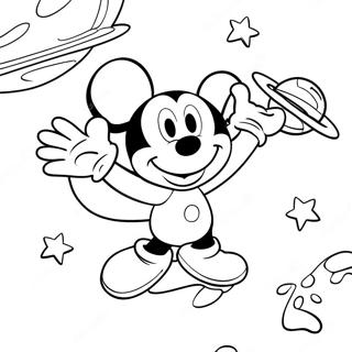 Page A Colorier De Laventure Spatiale De Mickey Mouse Clubhouse 71433-59047