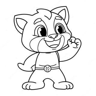 Page A Colorier De Talking Tom Heros 71493-59078