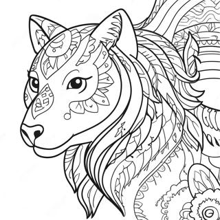 Animal Totem Pages À Colorier