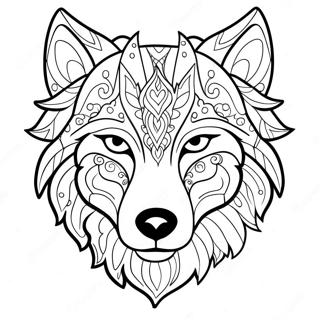 Page A Colorier De Lanimal Esprit Loup Majestueux 71514-59097